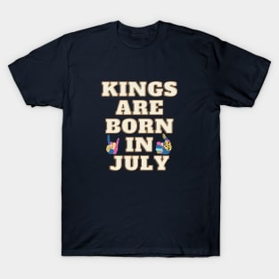 Kings are born in July T-Shirt